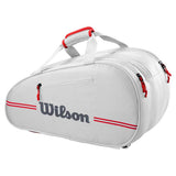 Sac à raquettes Wilson Team Off White