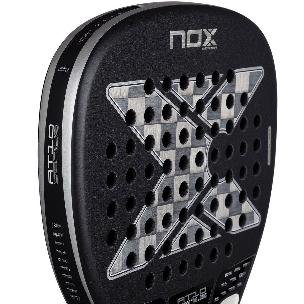 Raquette de padel Nox AT10 Genius Attack 18K Alum 2026 – vue 3