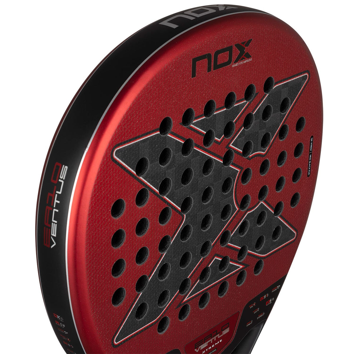 Raquette de padel Nox EA10 Ventus Hybrid 12K Xtrem 2026 – vue 3