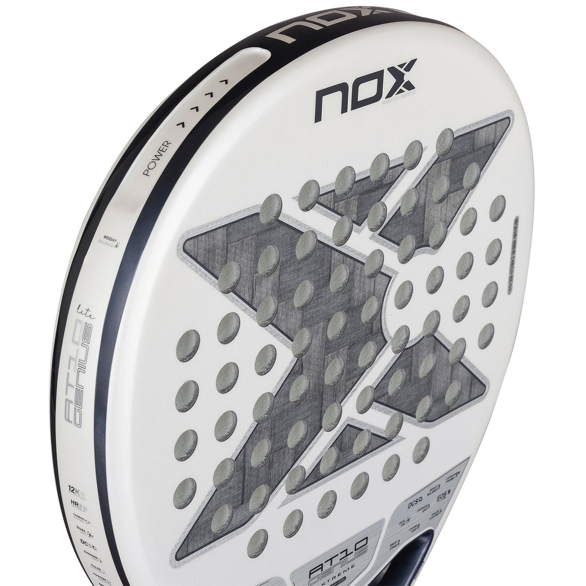 Raquette de padel Nox AT10 Luxury Genius 12K Alum Xtrem Lite 2026 – vue 2