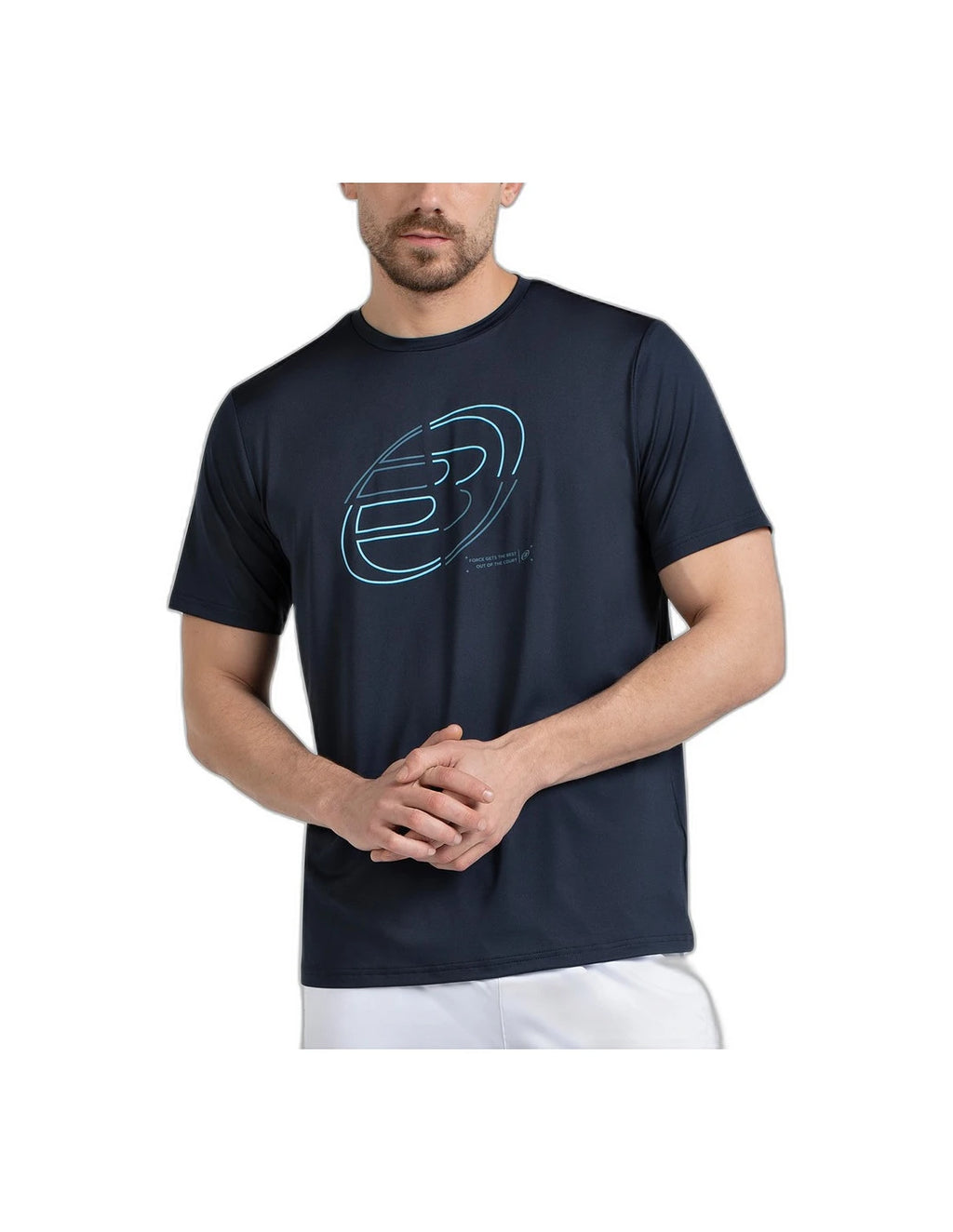 T-shirt de padel Bullpadel Cuno Bleu marine