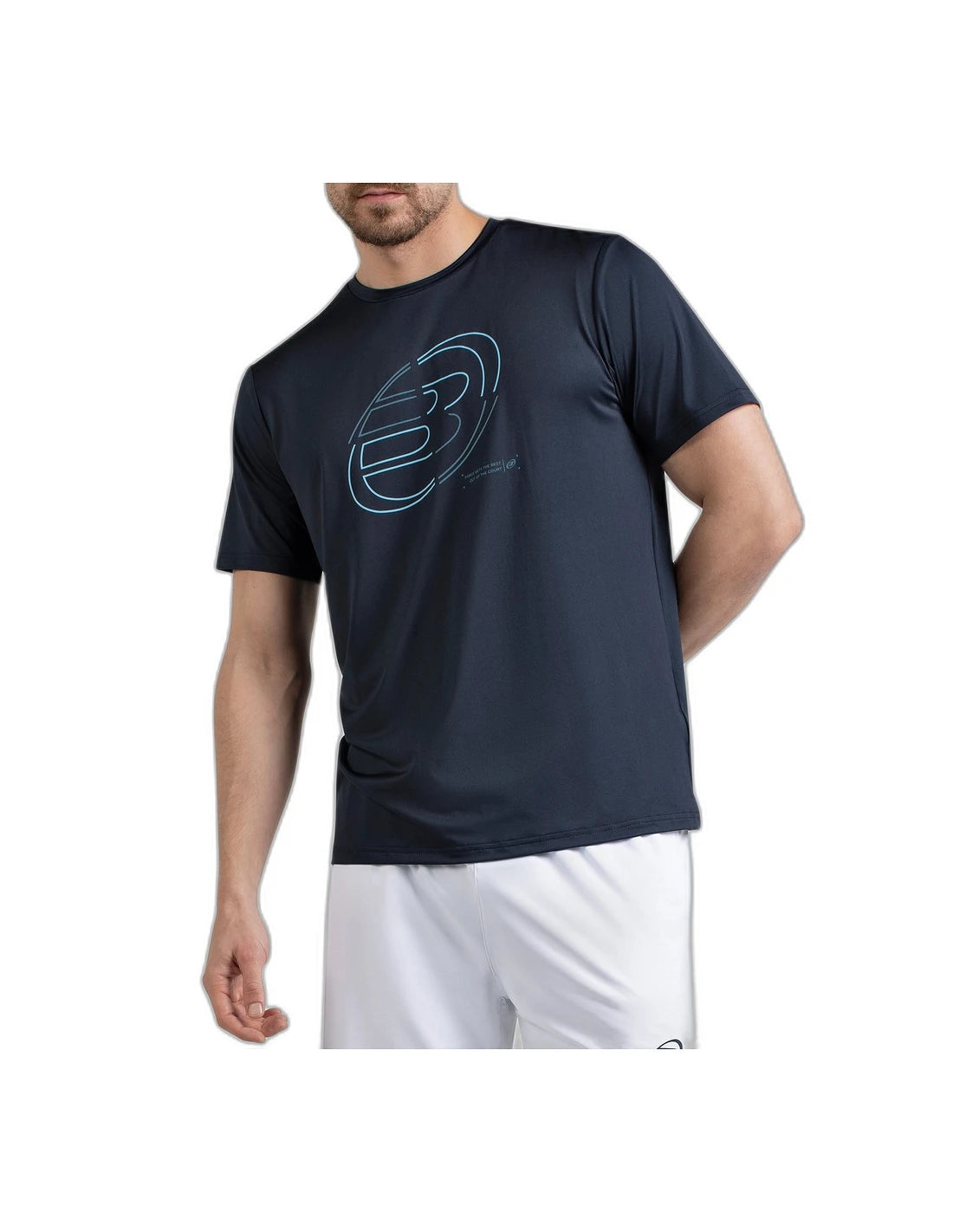 T-shirt de padel Bullpadel Cuno Bleu marine – vue 3