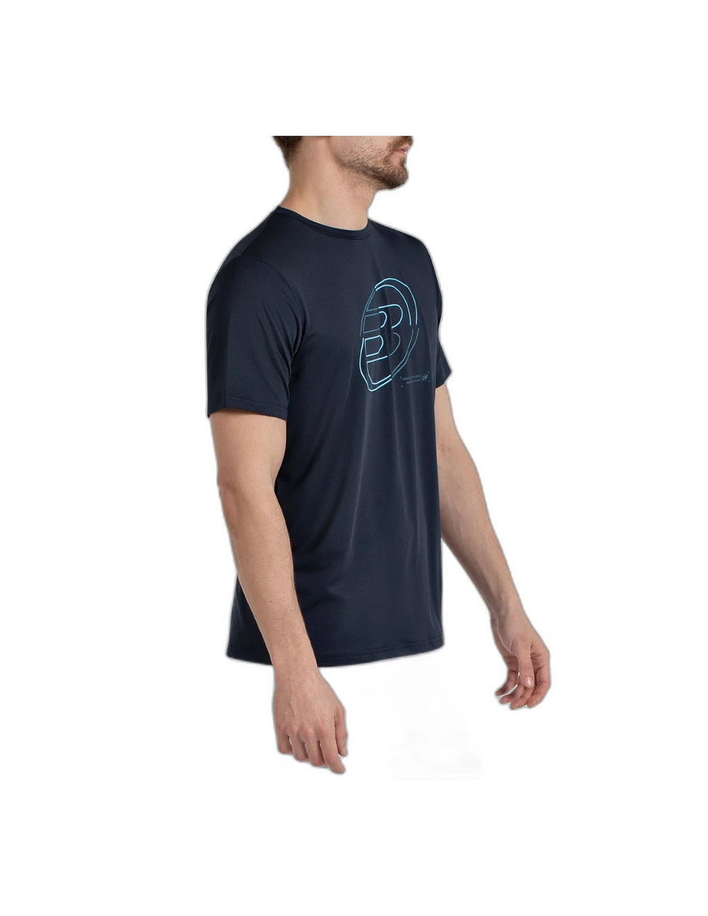 T-shirt de padel Bullpadel Cuno Bleu marine – vue 5