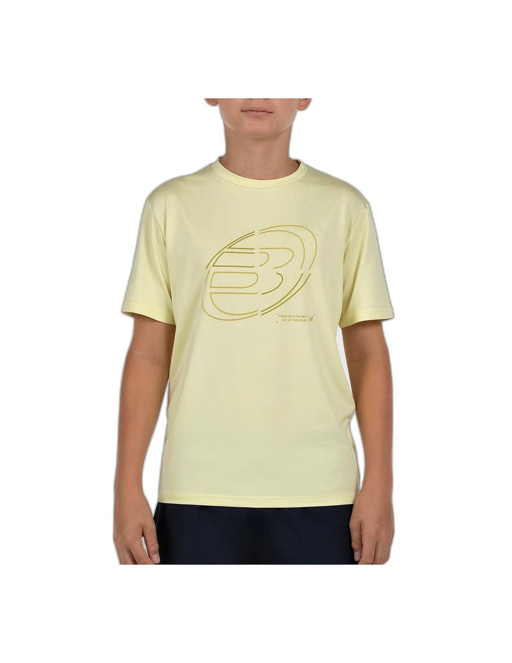 T-shirt de padel Bullpadel Cuno Junior Jaune
