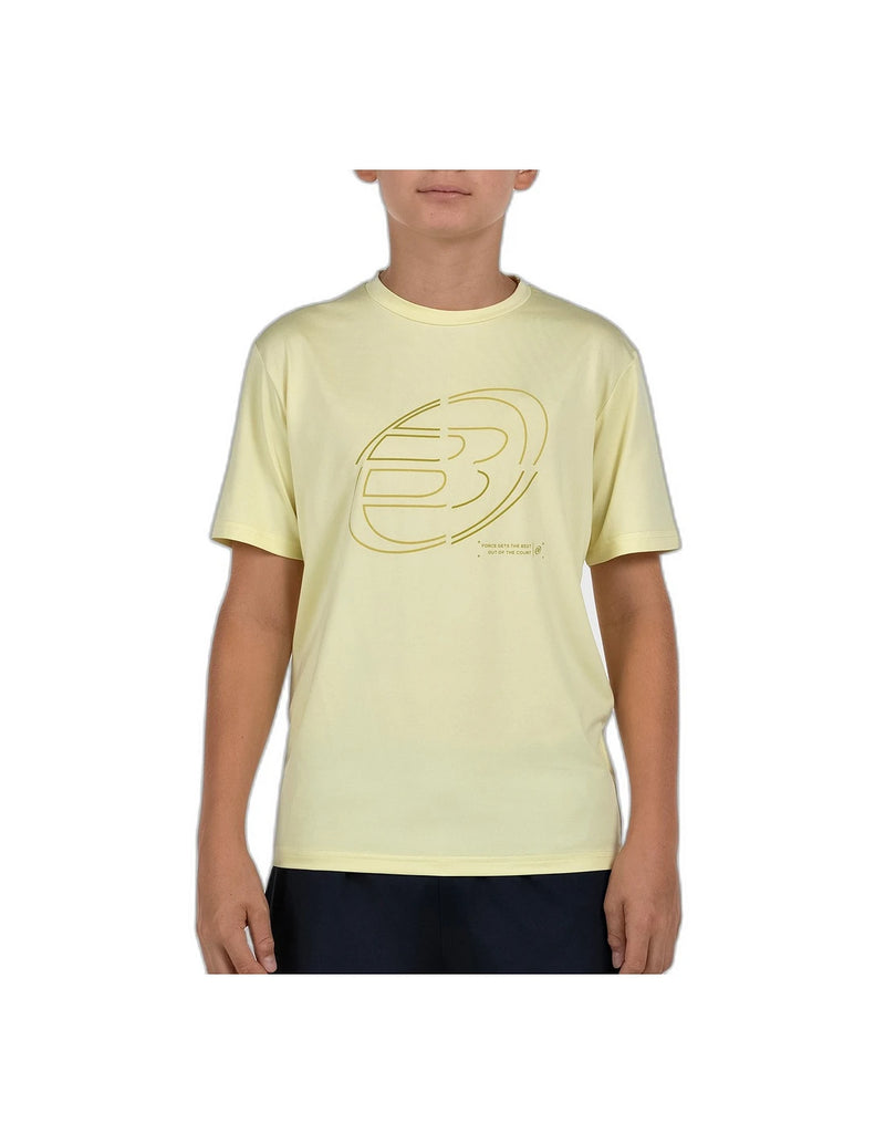 T-shirt de padel Bullpadel Cuno Junior Jaune