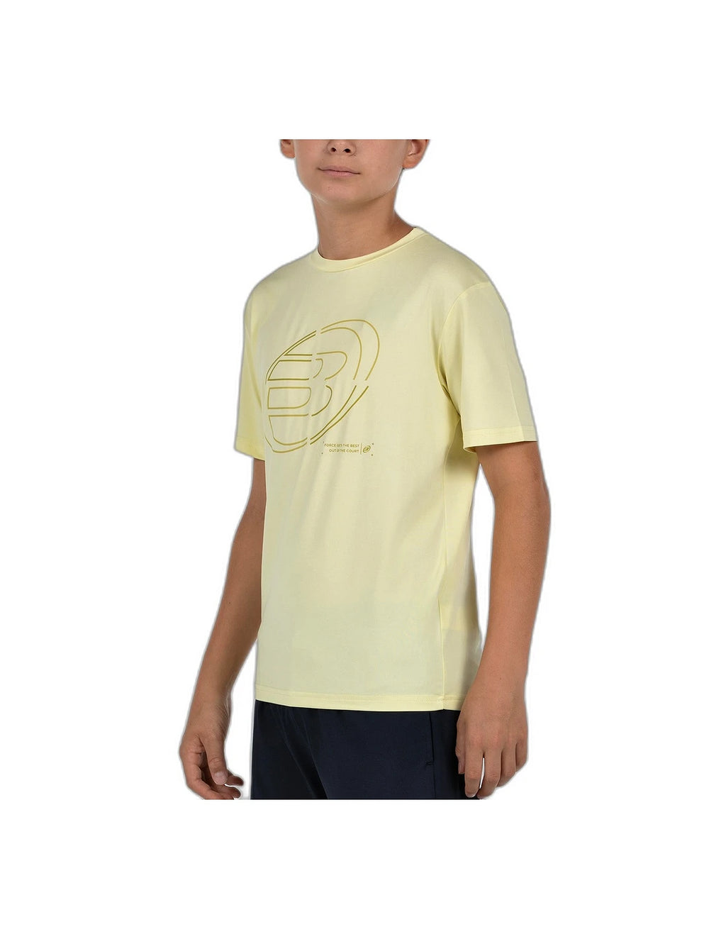 T-shirt de padel Bullpadel Cuno Junior Jaune – vue 2