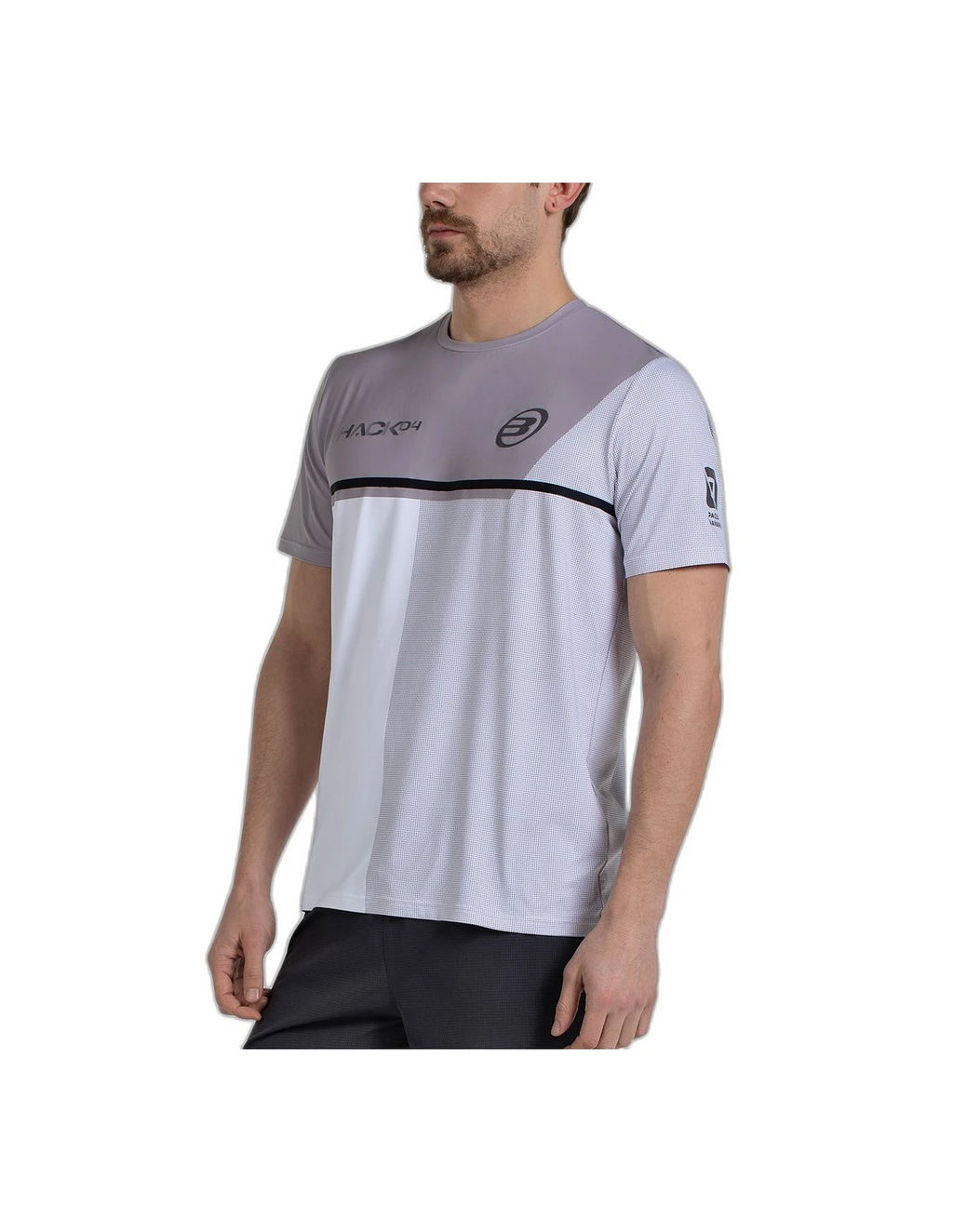 T-shirt de padel Bullpadel Paquito Navarro 26 Blanc – vue 3