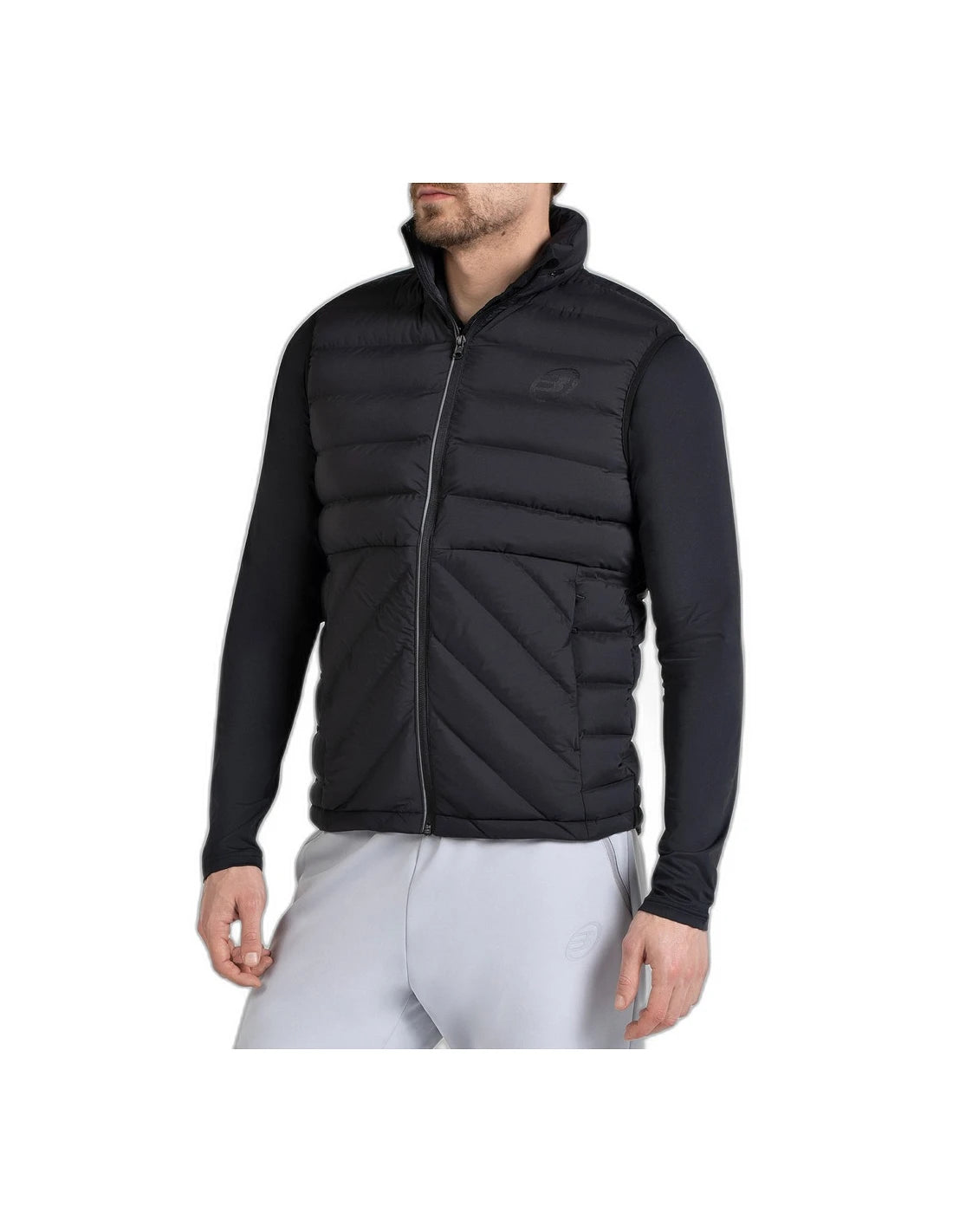 Doudoune sans manches de padel Bullpadel Euste Noir