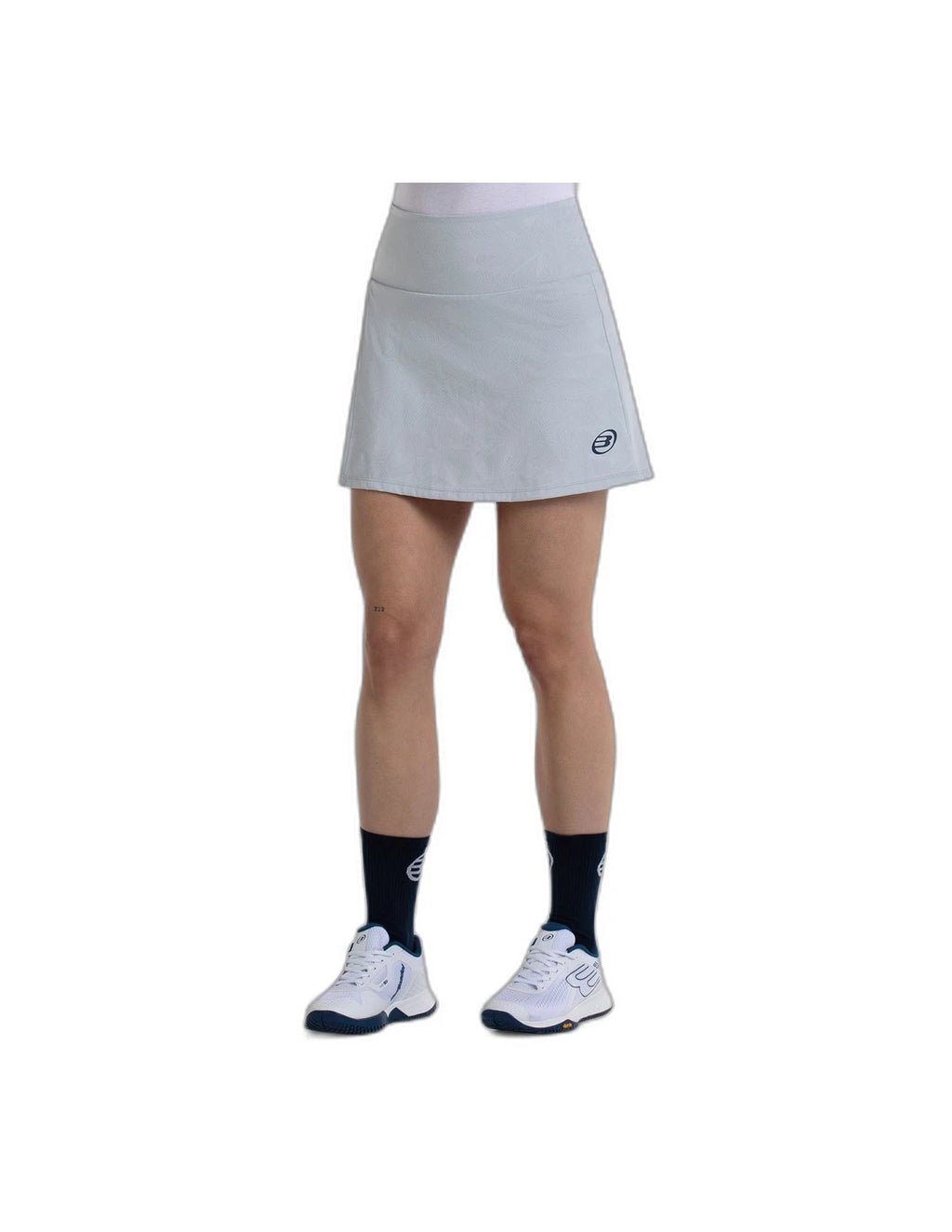 Jupe de padel Bullpadel Padina Gris clair – vue 2
