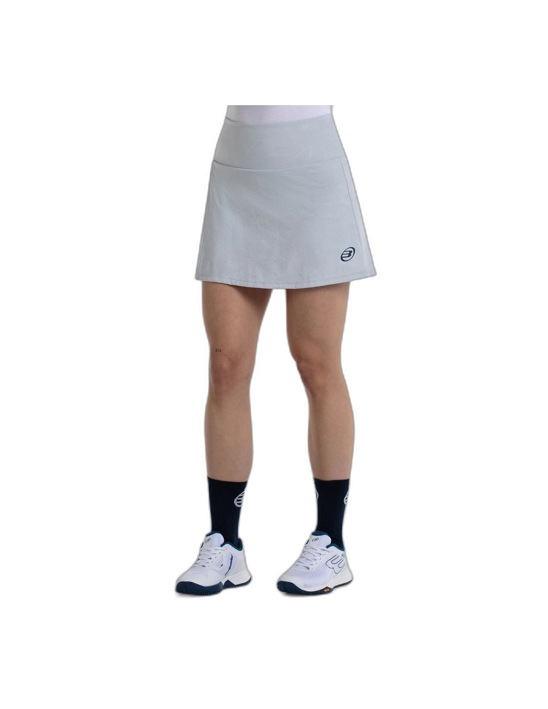 Jupe de padel Bullpadel Padina Gris clair – vue 2
