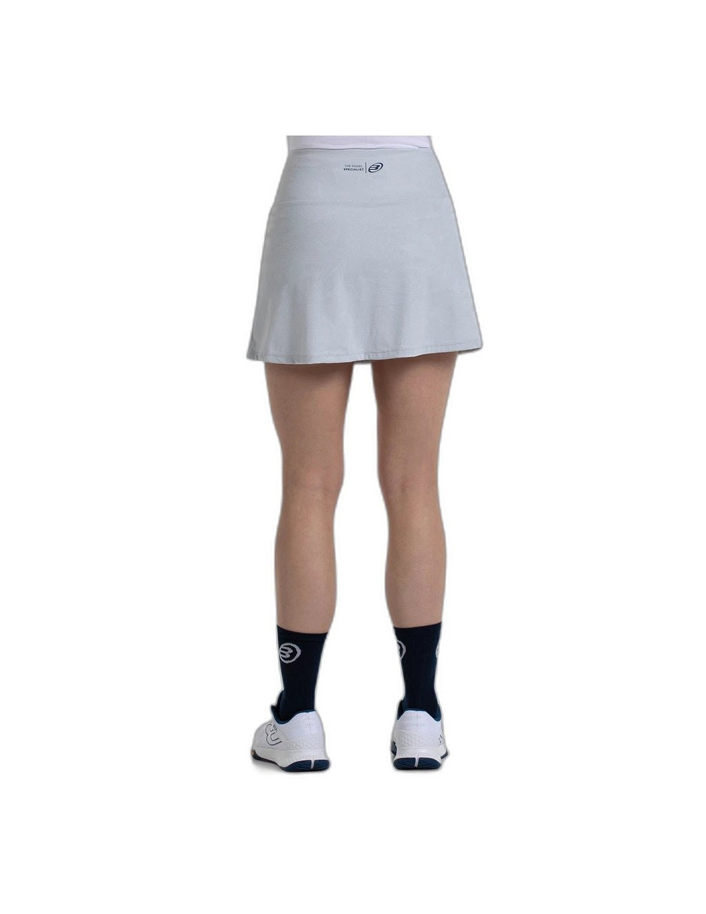Jupe de padel Bullpadel Padina Gris clair – vue 4