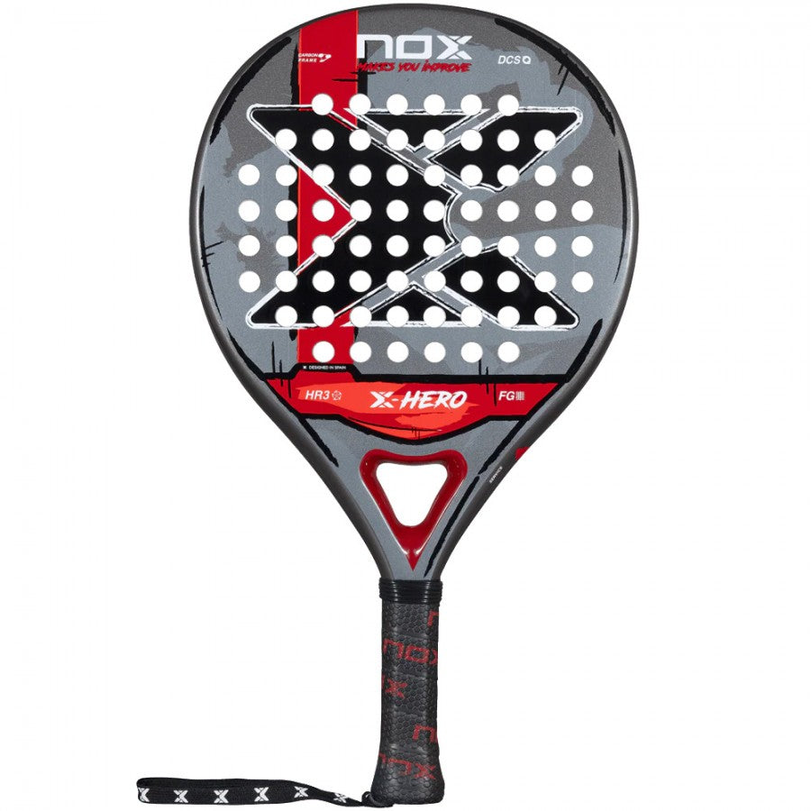 Raquette de padel Nox X-Hero 2026 (visuel indicatif coloris rouge)