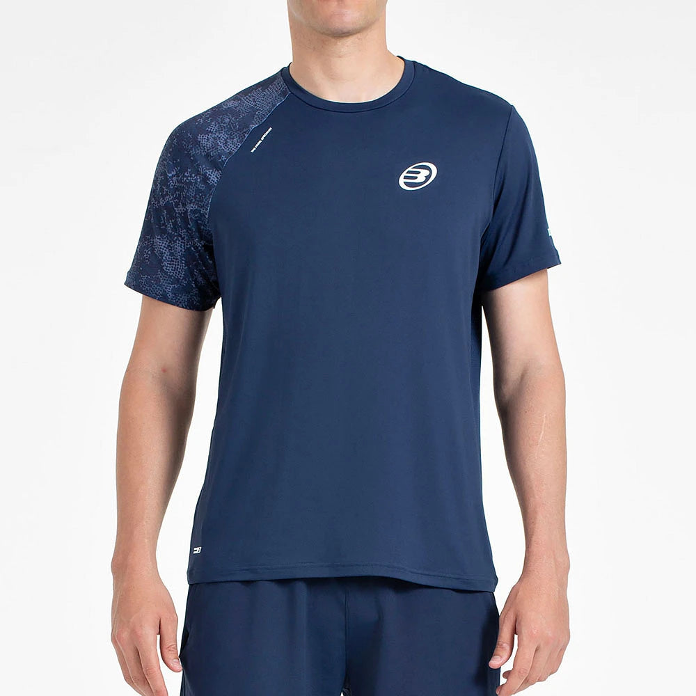 T-shirt de padel Bullpadel Mazaron Bleu