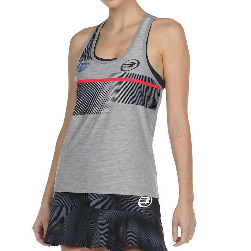T-shirt de padel Bullpadel Rufran Gris