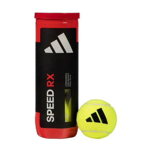 Balles de padel Adidas Speed Rx (tube, lot de 3 ou carton de 24)