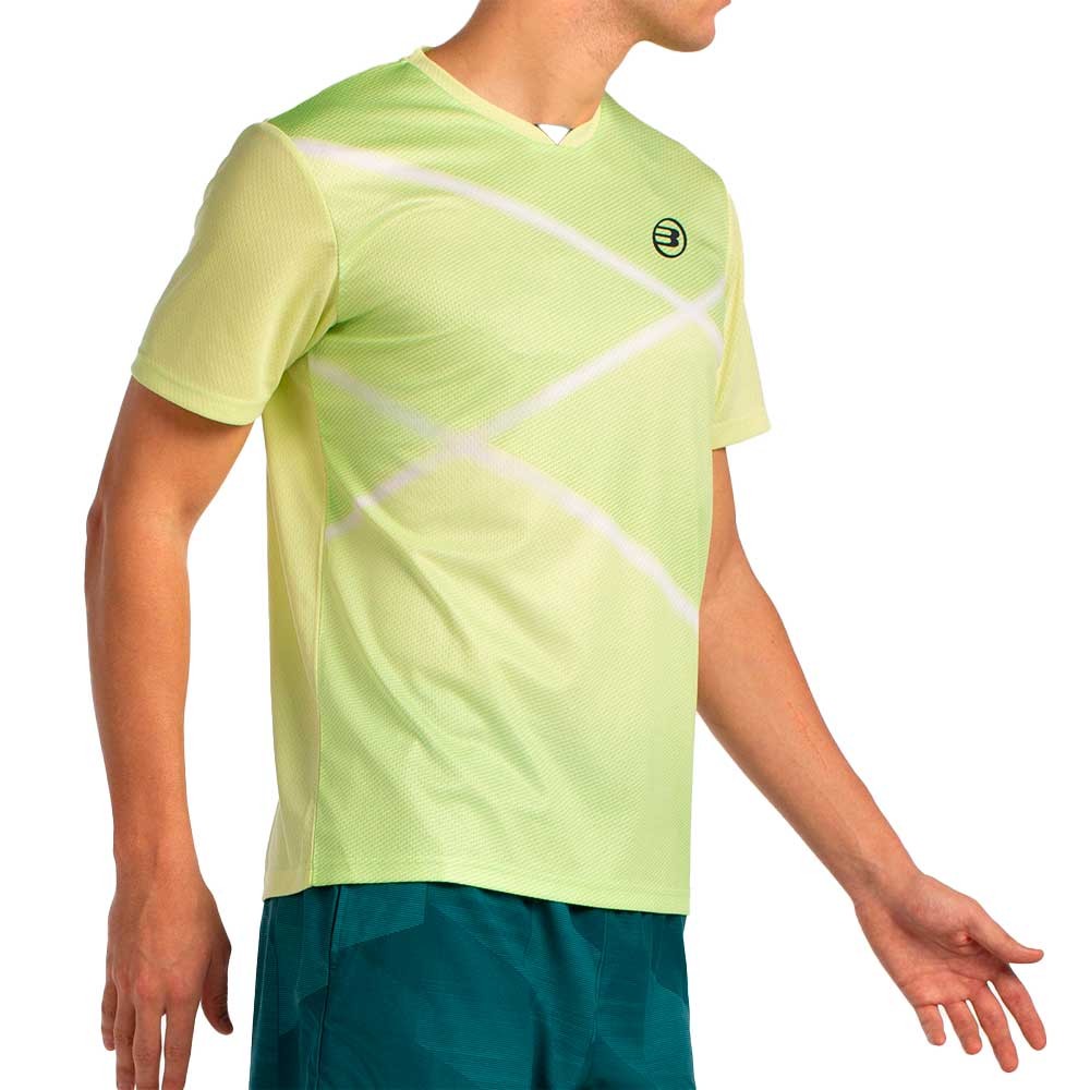T-shirt de padel Bullpadel Ladra Citron – vue 2