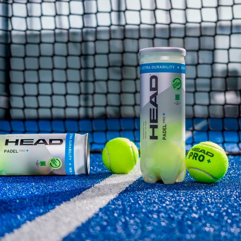 Balles de padel Head Pro+ (tube, lot de 3 ou carton de 24) – vue 2