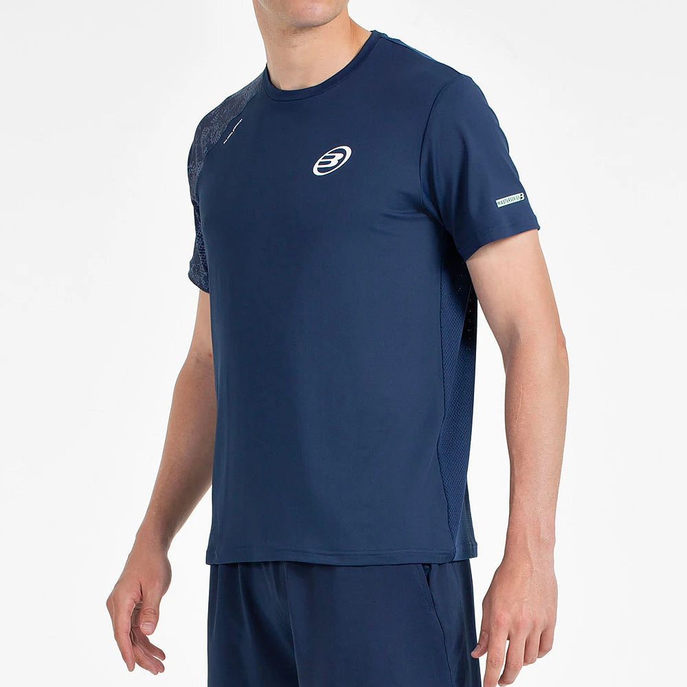 T-shirt de padel Bullpadel Mazaron Bleu – vue 4
