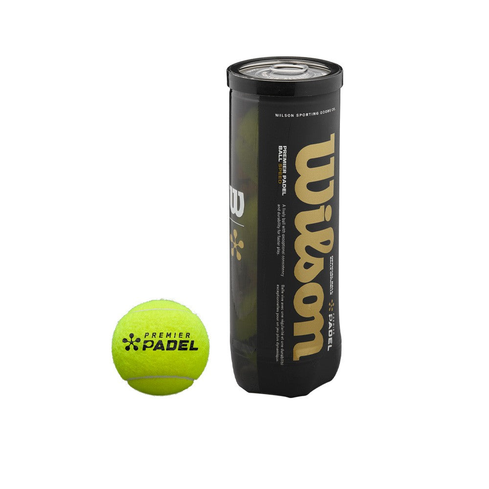 Balles de padel Wilson Premier Padel Speed 3 (tube, lot de 3 ou carton de 24) – vue 2