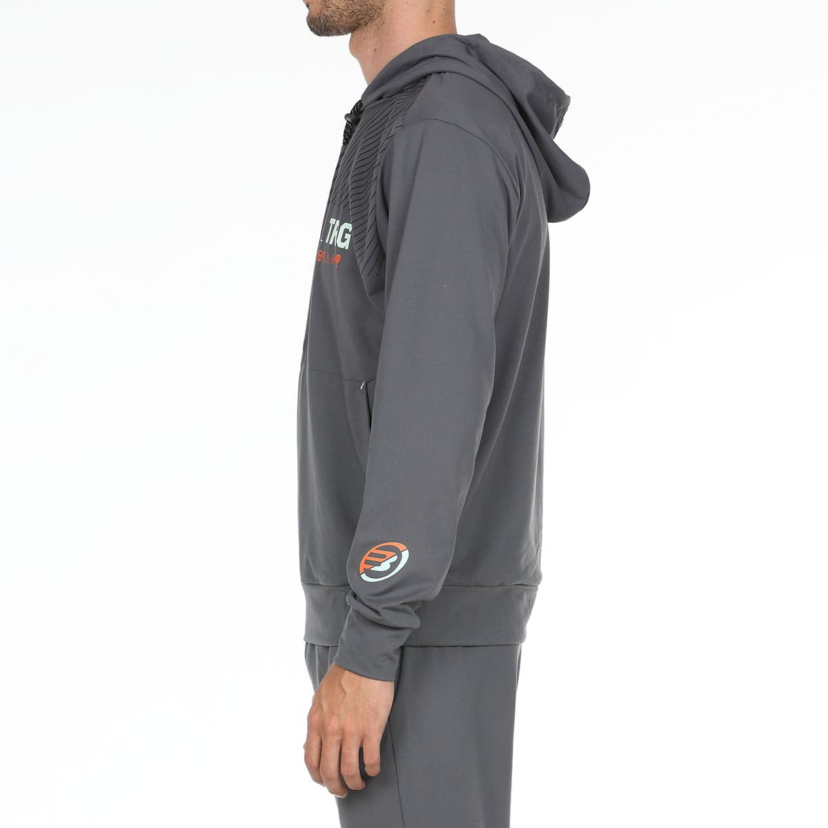Sweat de padel Bullpadel Tolmo Caviar – vue 4