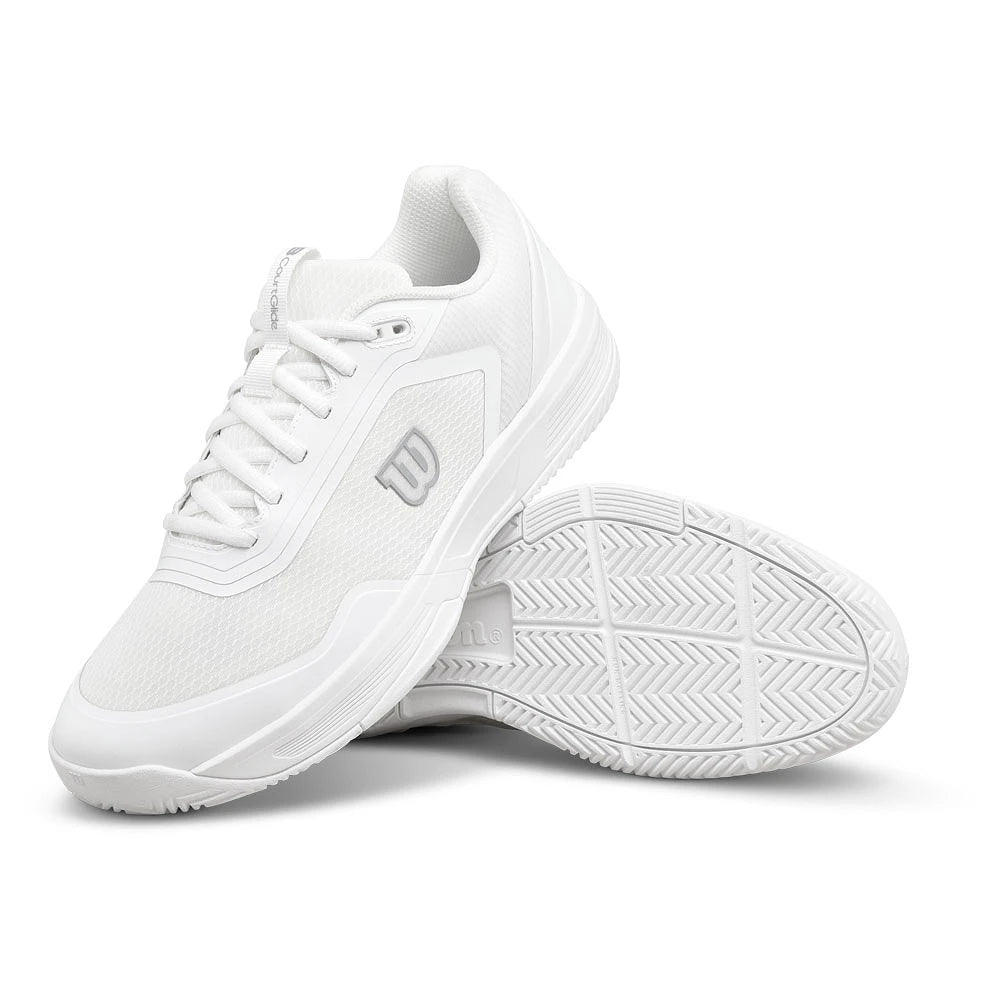 Chaussures de padel Wilson Courtglide White/Silver Woman – vue 4