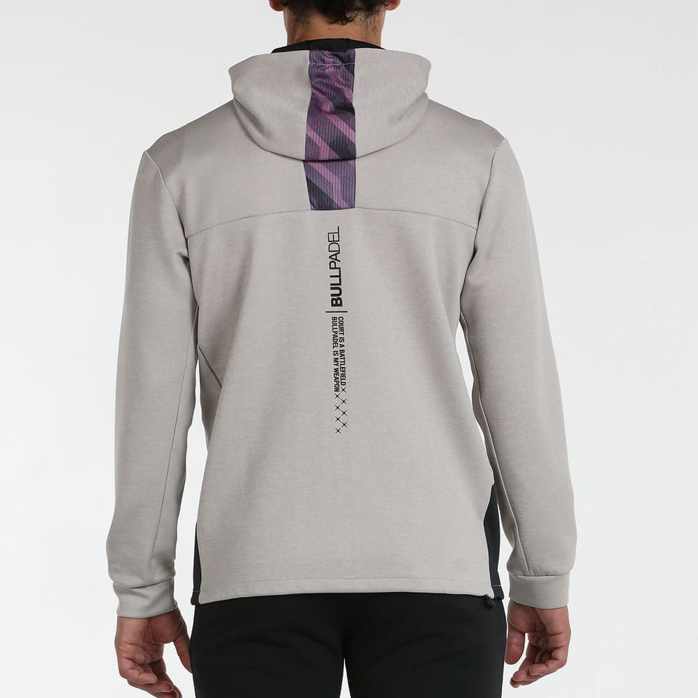 Sweat de padel Bullpadel Oblea Beige – vue 3
