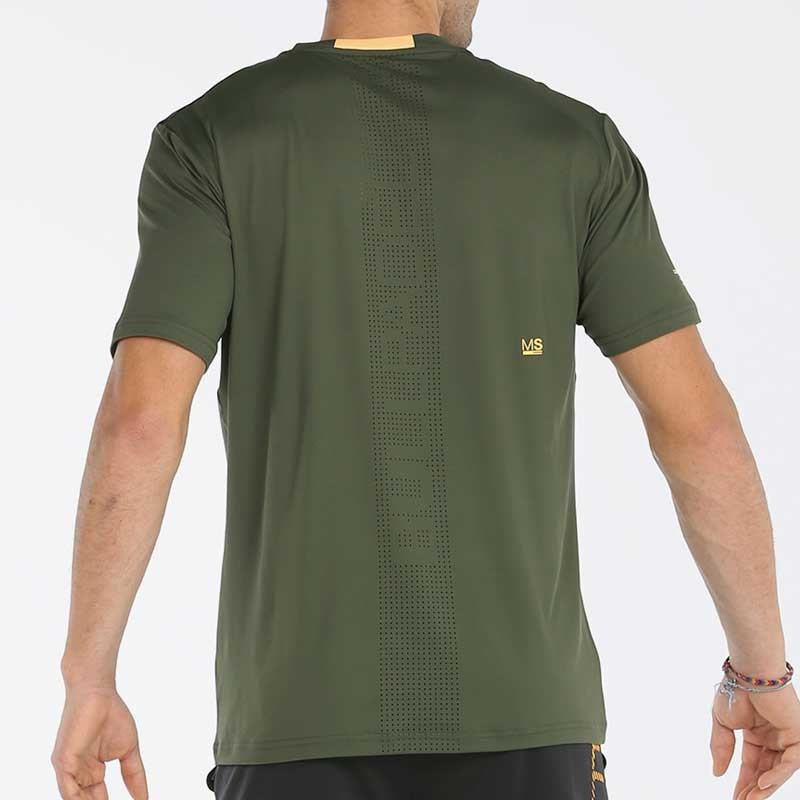 T-shirt de padel Bullpadel Maripi Kaki – vue 2