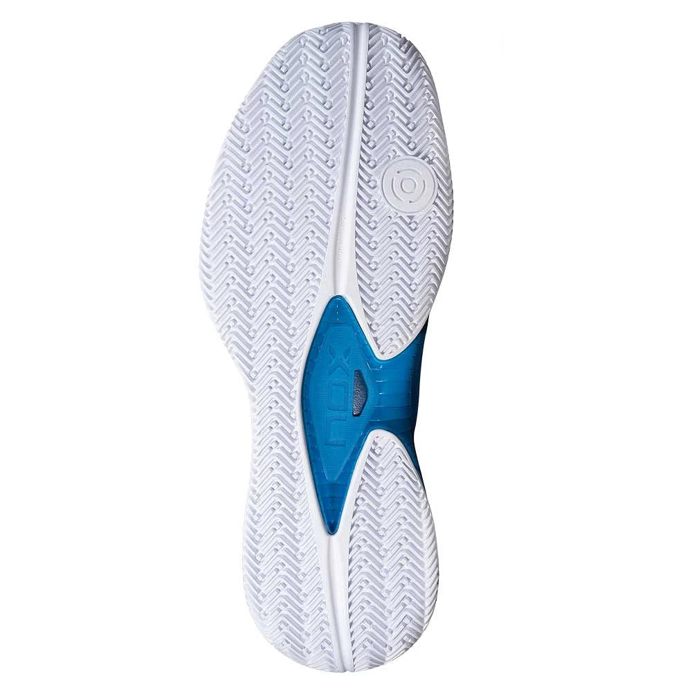 Chaussures de padel Nox Nerbo Blanc/Bleu – vue 3