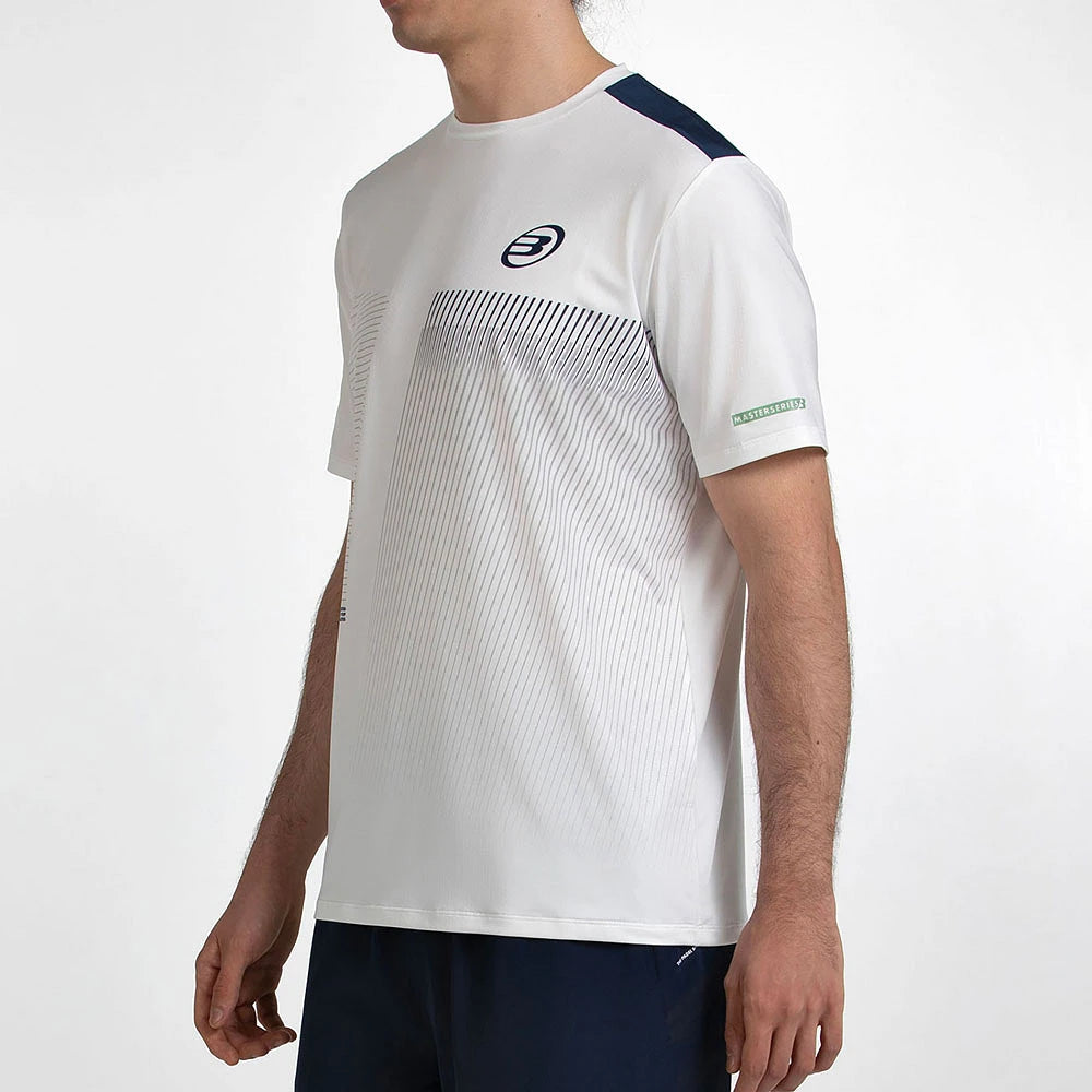 T-shirt de padel Bullpadel Motril Ivoire – vue 2
