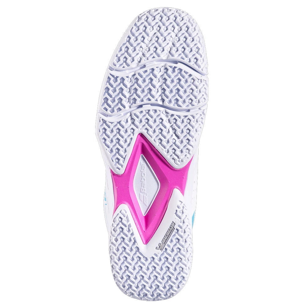 Chaussures de padel Babolat Sensa Rise W White – vue 3