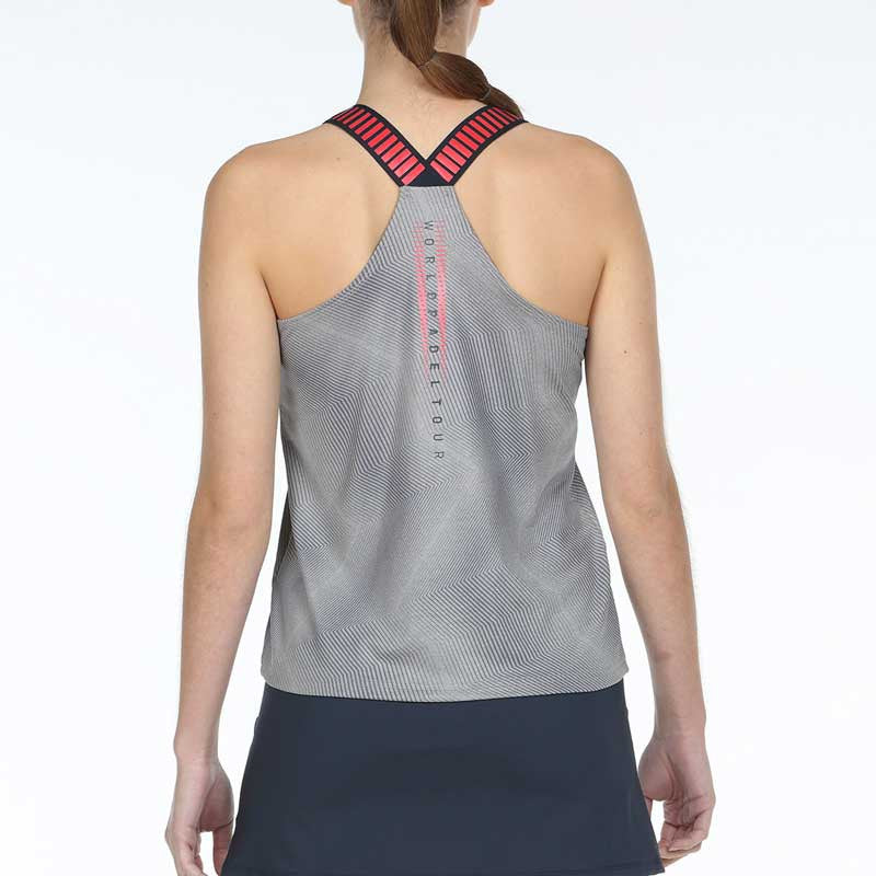 T-shirt de padel Bullpadel Revenga Gris – vue 3