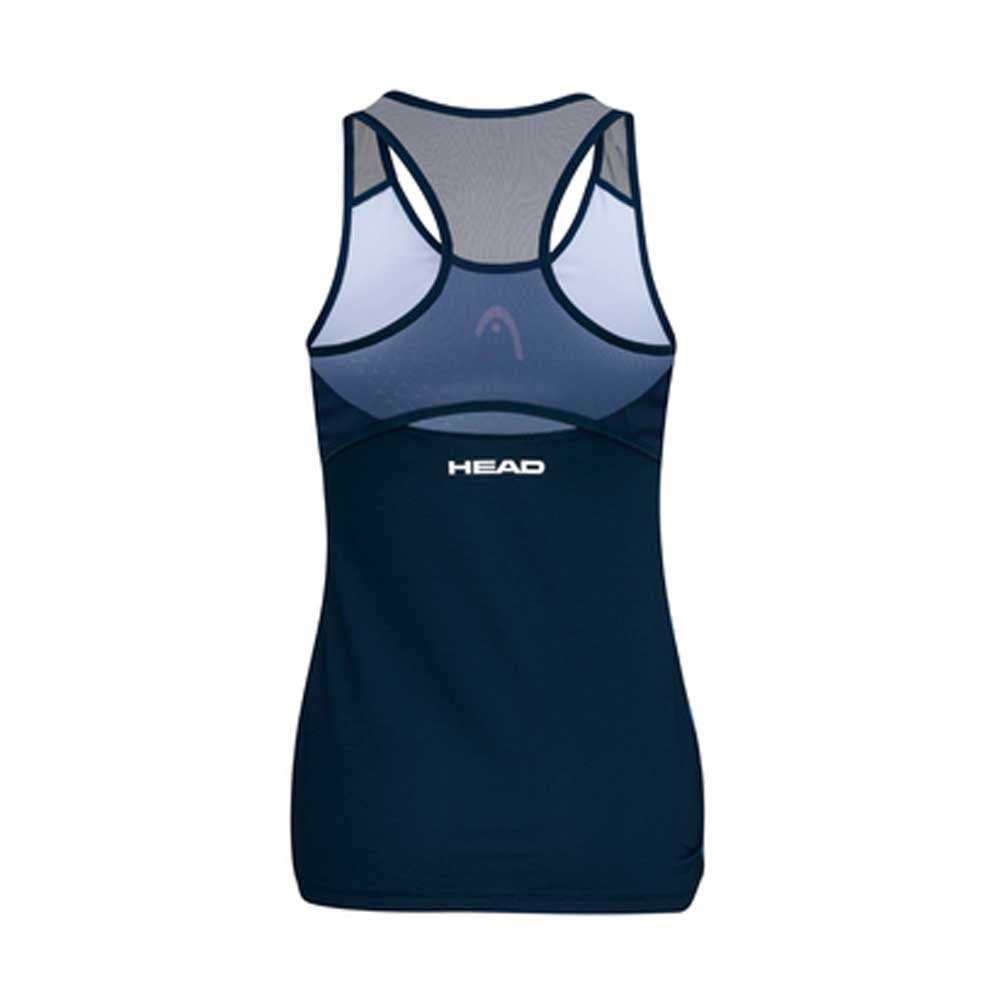 Top de padel Head Play Tech Blue – vue 2
