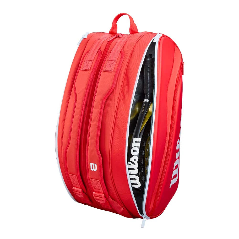 Sac à raquettes Wilson Super Tour Red – vue 4