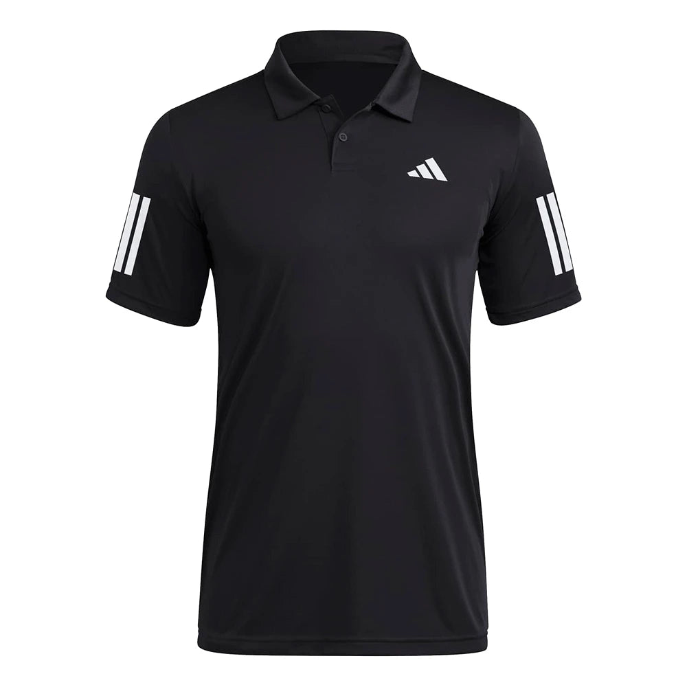Polo de padel Adidas Club 3STR Black 26 – vue 3