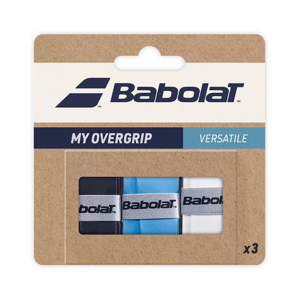 Lot de 3 overgrips Babolat Multicolore