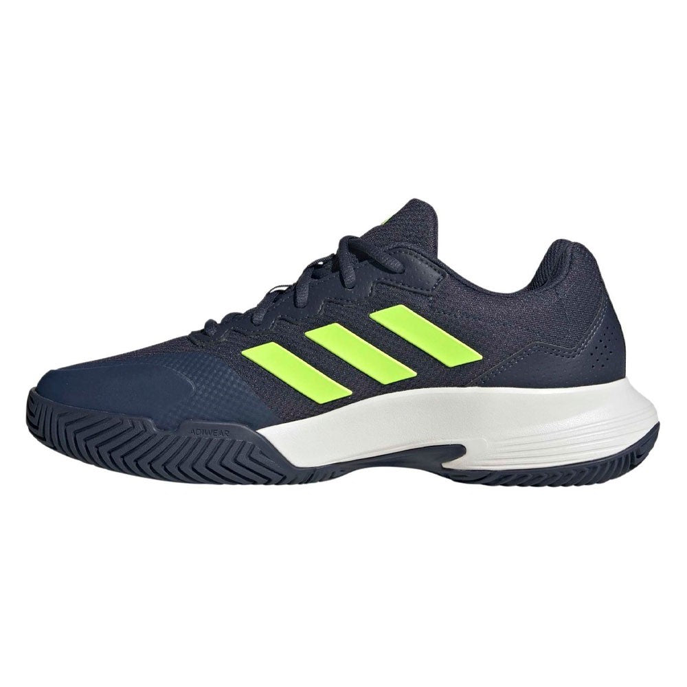 Chaussures de padel Adidas Gamecourt 2 M Blue/Lemon – vue 4