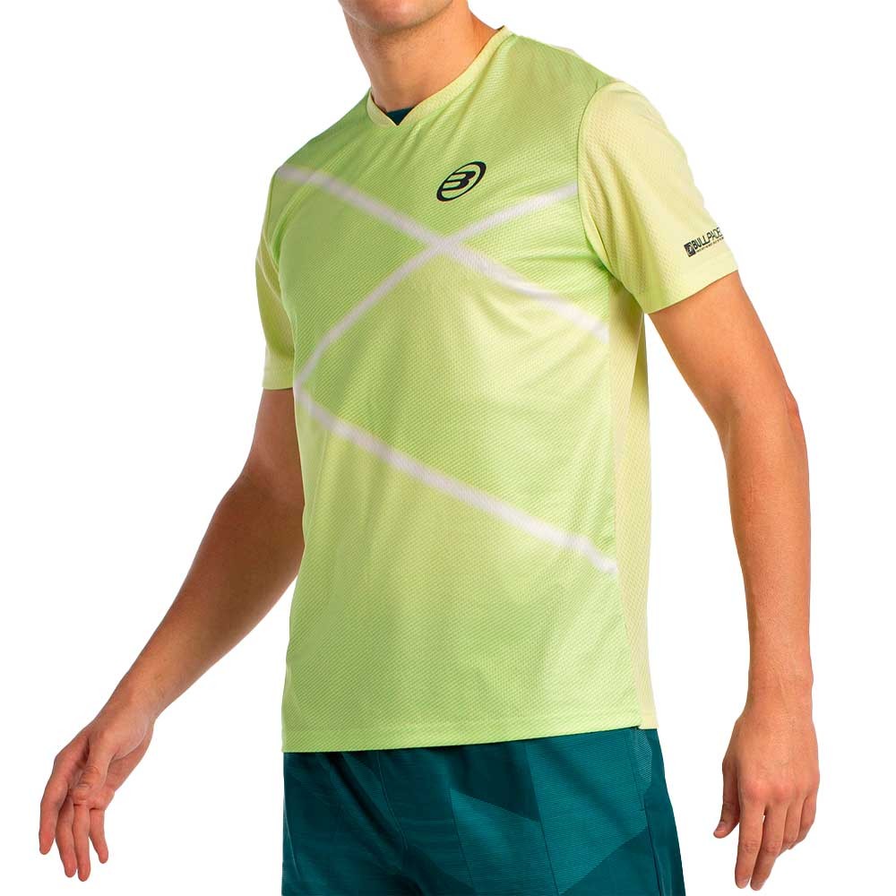 T-shirt de padel Bullpadel Ladra Citron – vue 3