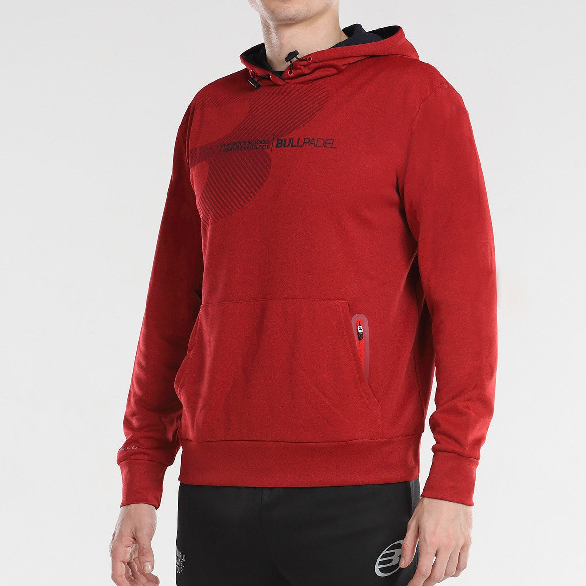 Sweat de padel Bullpadel Jaque Cerise – vue 2