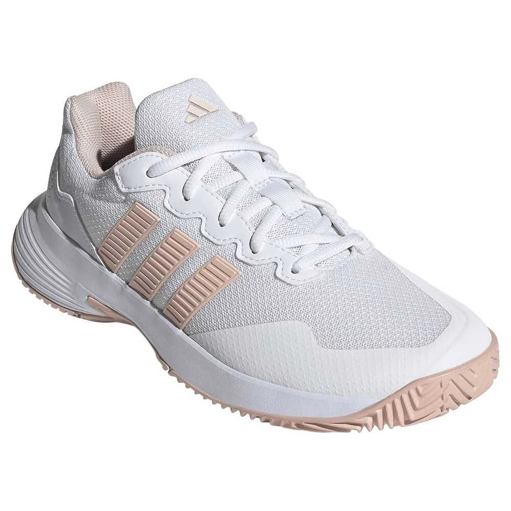 Chaussures de padel Adidas Gamecourt 2 W FTWR White/Pink – vue 4