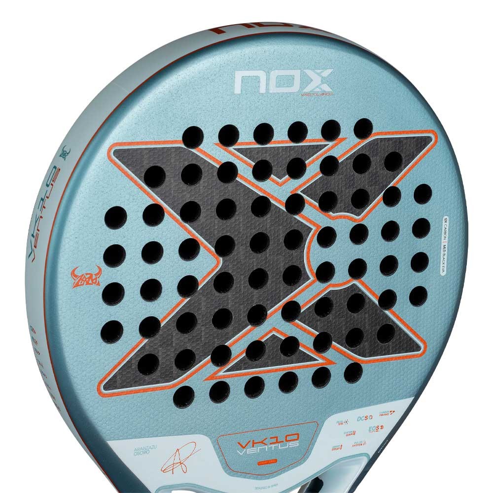 Raquette de padel Nox VK10 Ventus Control 12K 2026 – vue 3