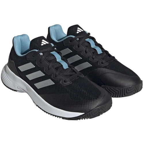 Chaussures de padel Adidas Gamecourt 2 W Black/Silver – vue 2