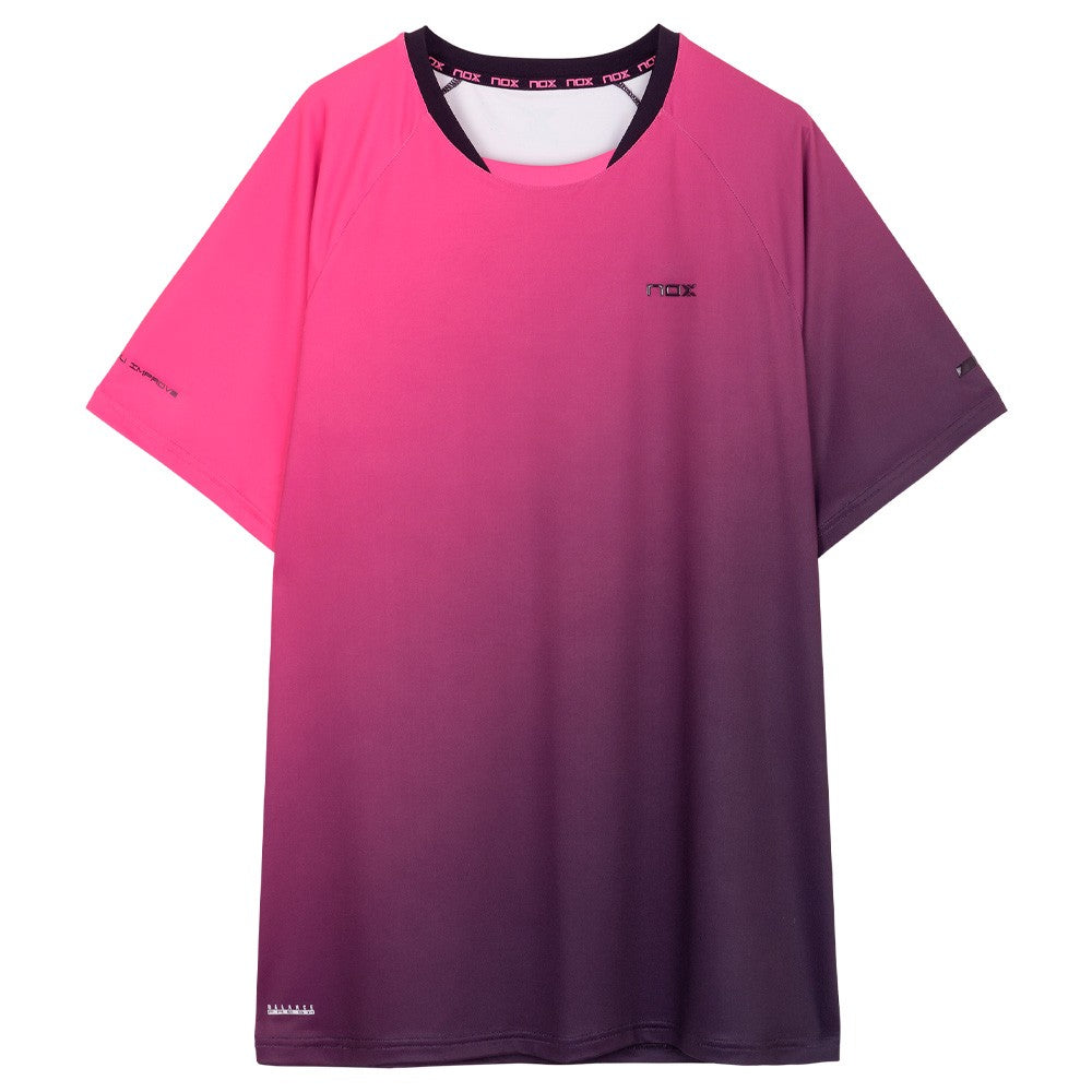 T-shirt de padel Nox Pro Blackberry Dégradé