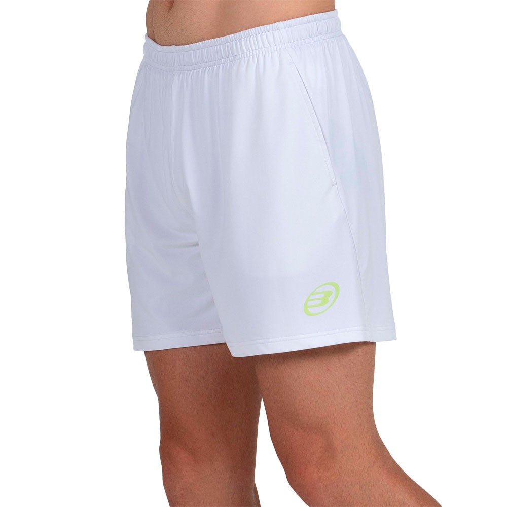 Short de padel Bullpadel Lijar Blanc – vue 3