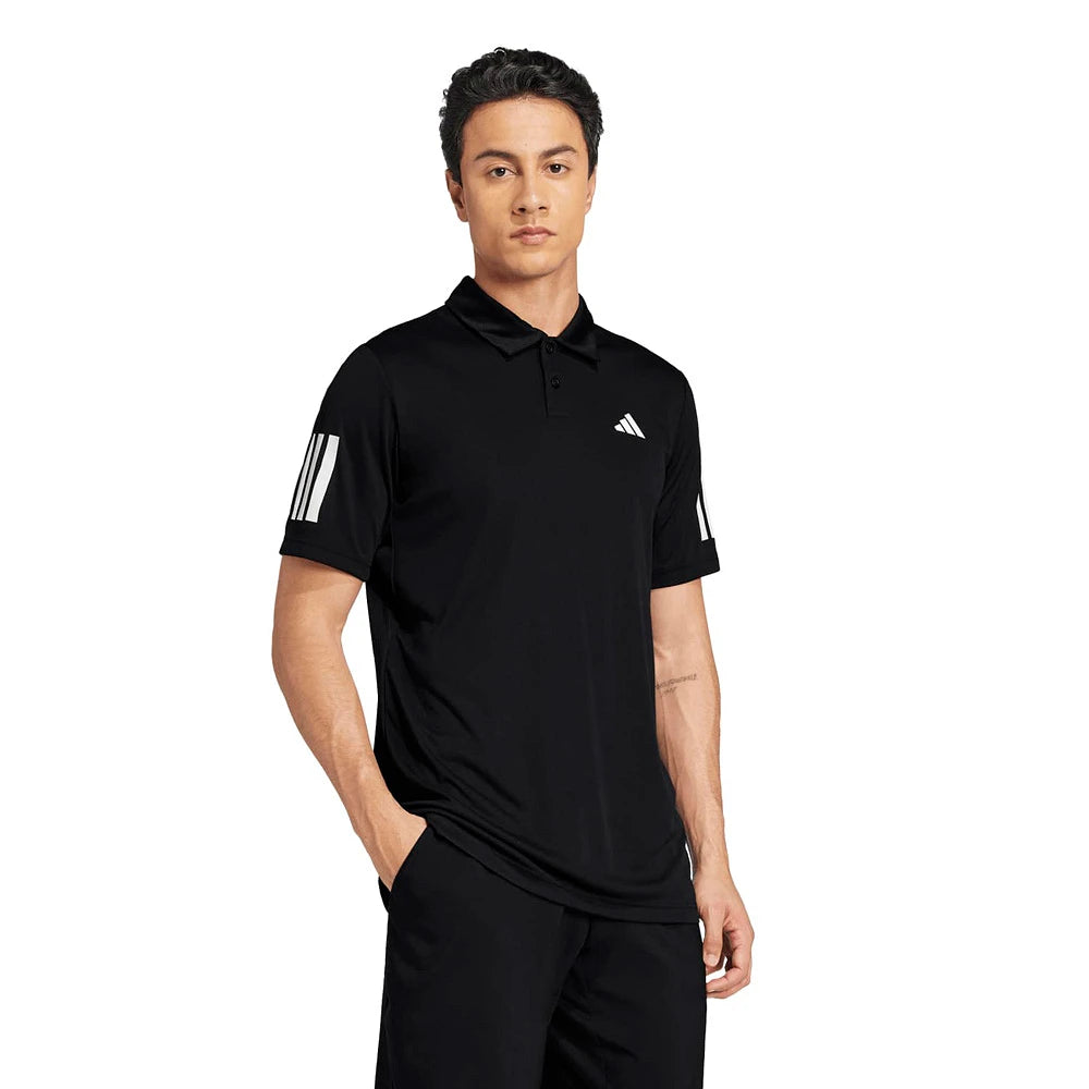 Polo de padel Adidas Club 3STR Black 26