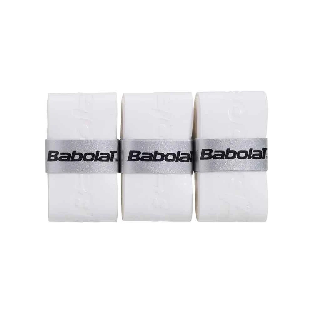 Lot de 3 overgrips Babolat Comfort Blanc – vue 3