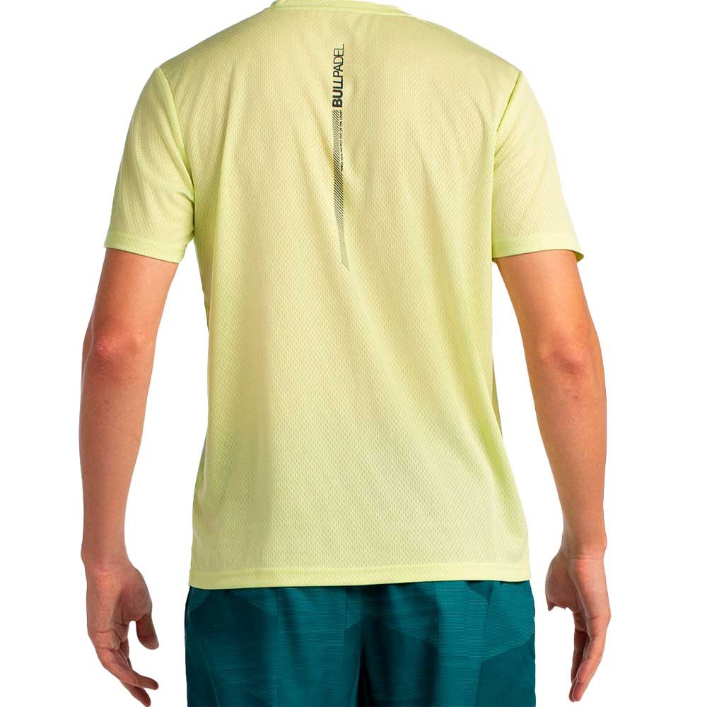 T-shirt de padel Bullpadel Ladra Citron – vue 4