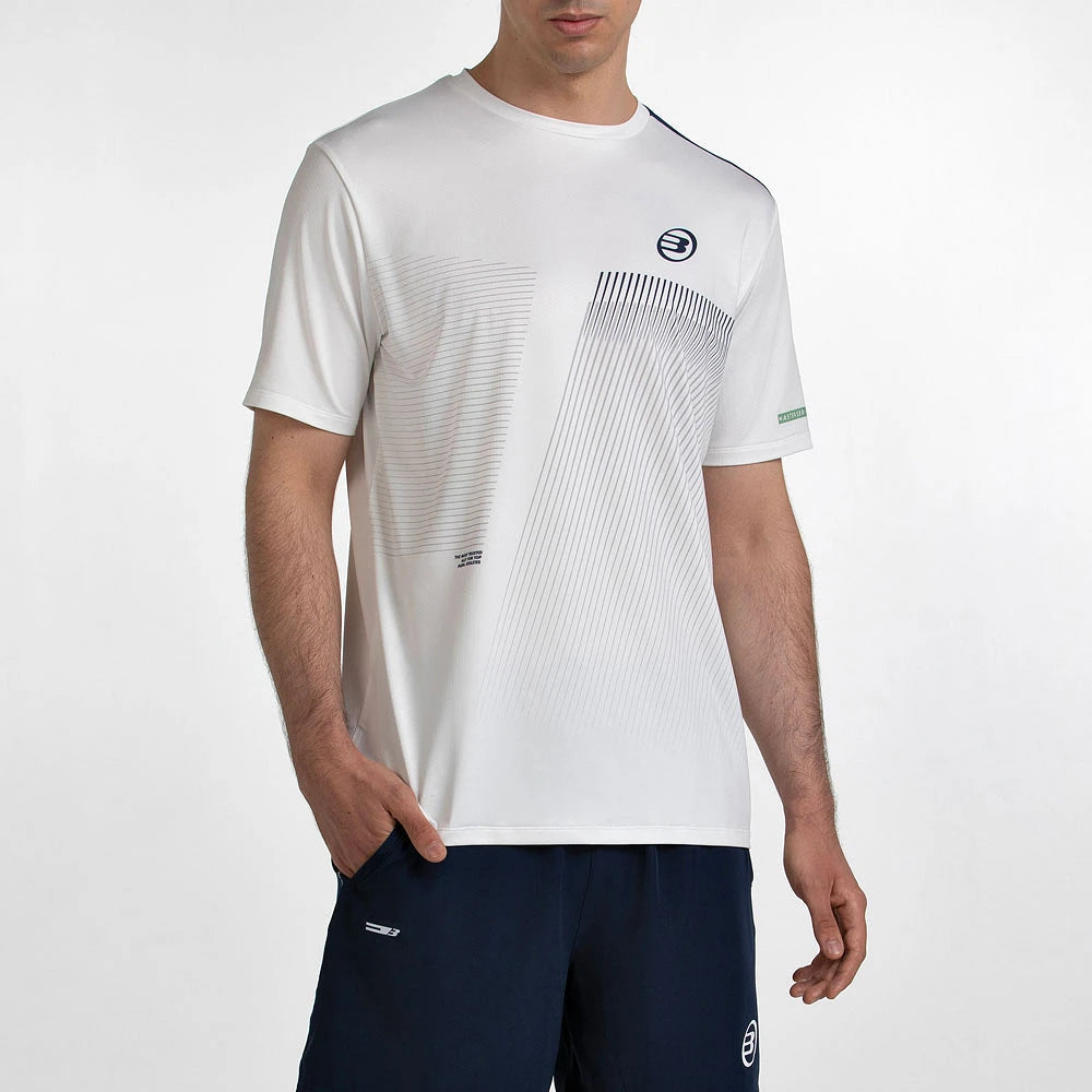 T-shirt de padel Bullpadel Motril Ivoire