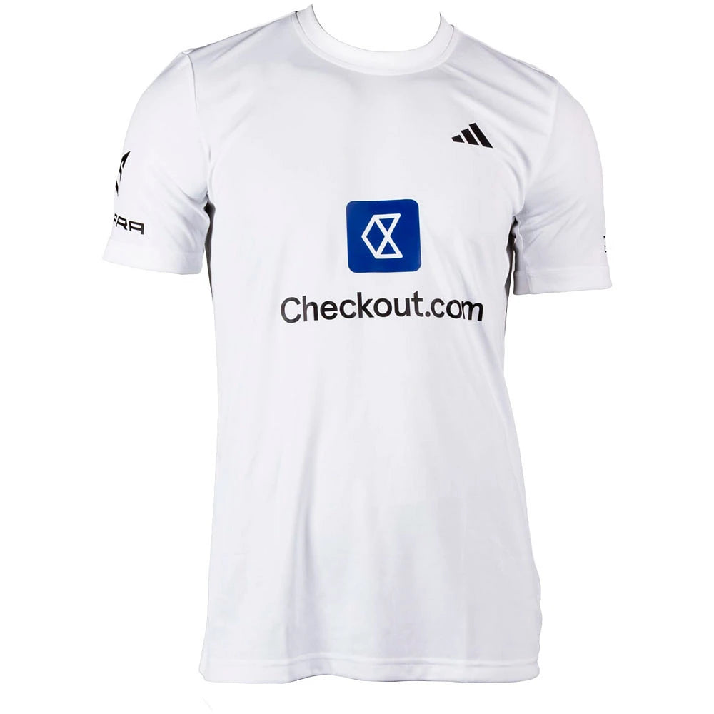 T-shirt de padel Adidas Ale Galan Blanc 2026 – vue 2