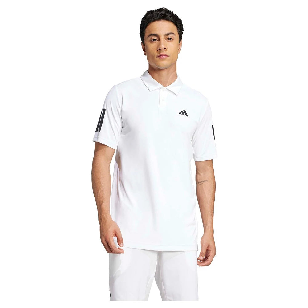 Polo de padel Adidas Club 3STR White 26