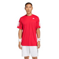 T-shirt de padel Adidas Club 3STR Red 26